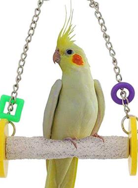 Birds Roll Swing Perch Nails Beak Grinding Stick Parrot Cage