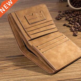 Men's Wallet Leather Billfold Slim Hipster Cowhide Credit Ca