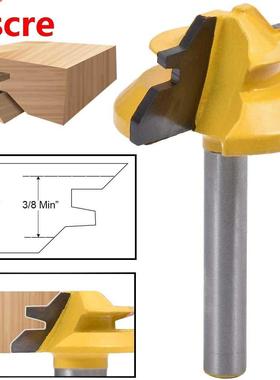 45 Degree 1/4 Inch *1-3/8 Shank Lock Miter Router Bit Tenon
