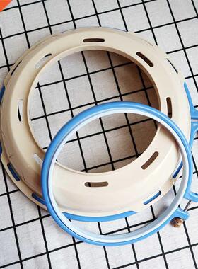 2pcs Embroidery Frame Set Plastic Embroidery Stand Hoop Ring