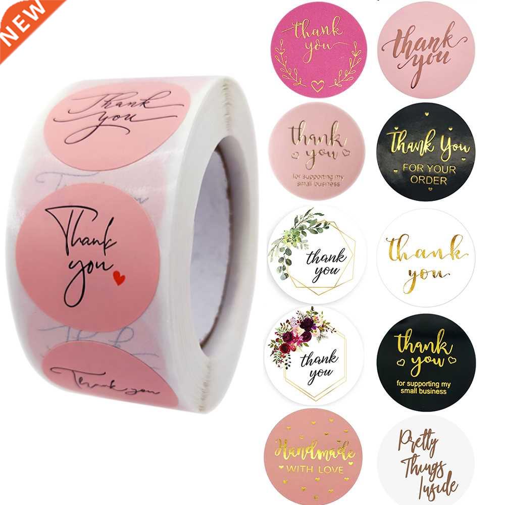 100Pcs Thank You Stickers Thank you for Supporting My Small