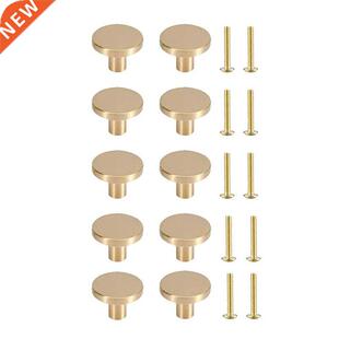 10PCS Knobs Handle Brass Gold Knobs for Cabinets for Kitchen