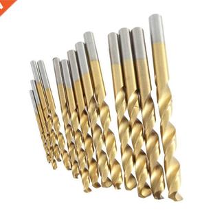 Plating Titanium Metric set System Bit HSS Drill 13pcs Twist
