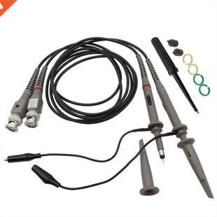 2Pcs P6100 BNC Oscilloscope Probe Analyzer Alligator Clip Pr