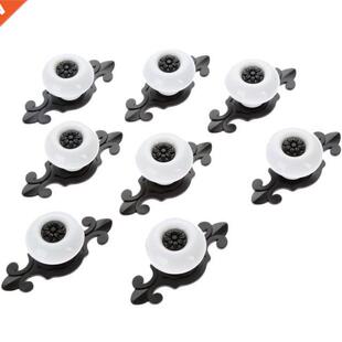 8Pcs Furniture Handle Ceramic Cabinet Knobs and Handles Door