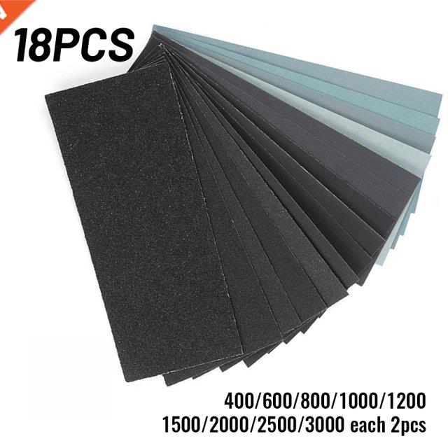 400-3000grit Sandpapers 75x140mm Waterproof Sanding Papers P
