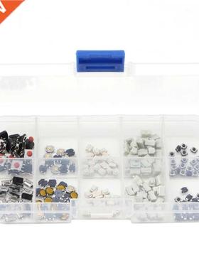 250 Pcs 10 Models Tactile Button Switch Micro Button Switche