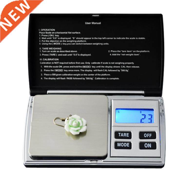 Accurate Electronic Jewelry Scale 1000g 0.1g Mini LCD Digita