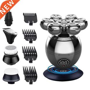 Men Charging Floating Dock USB Head Shaver Electric