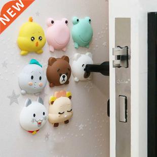 Sticker Door Stopper 1PC Rubber Wall Doorknob Fender Fashion