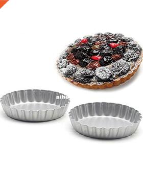 1Pcs Mini Non-Stick Quiche Tart Pan, Tart Pie Pan, Round Tar
