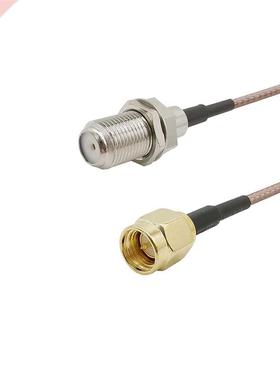 1Pcs SMA Male to F Female RG16 Adapter Coaxial Pigtail Cabl