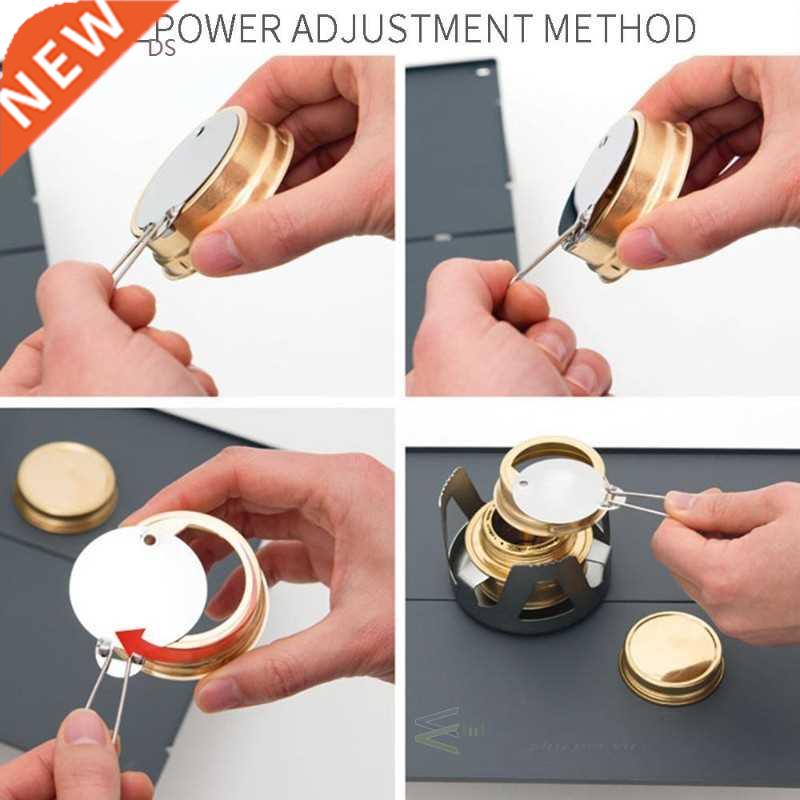 Cooking Outdoor Alcohol Stove Handle Stainless Steel Fuel Ba