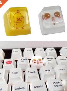 K1KF Only Keycap DIY Translucent Keycap 1 Key Cartoon Keycap