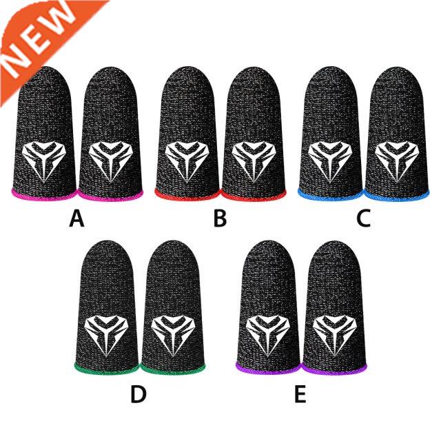 5 Pairs Phone Gaming Fingertip Sleeves Sweatproof Anti-Finge
