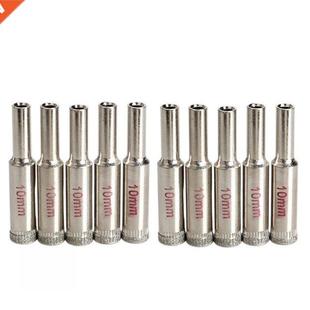 Set Diamond Glass Marble Tile Bit Drill Coated 10mm 10pcs
