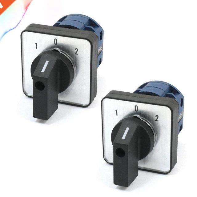 2pcs 20A 220-240V 3 Position Universal Changeover Control Ro