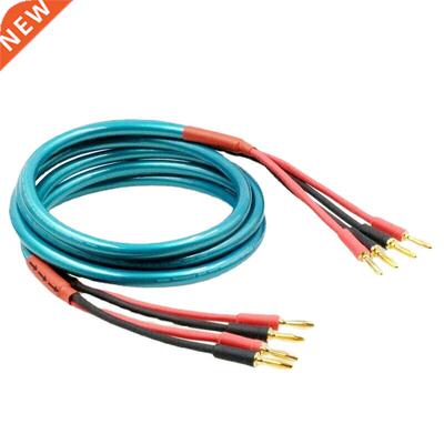 Pair HiFi Audio Speaker Cable Ortofon 8NX OFC Copper Wire wi