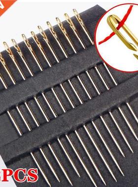 12/36Pcs Large Needle Eye Sewing Automatic Threading Embroid