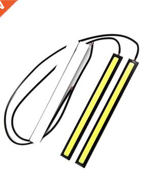 2x 17CM Car styling LED COB Bulb 12V 6000K White Panel DRL C