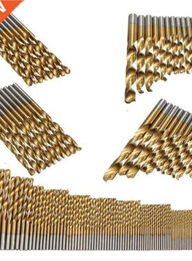 98Pcs High Speed Titaniu Coated Cobalt HSS-Co Steel Drill B