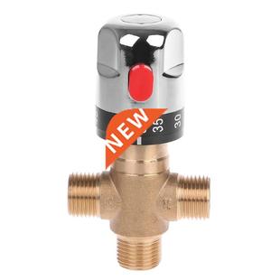 Way Showe Valve Mixing Thermostatic Male Brass Solid