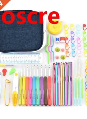 Crochet Hook Set With Yarn Knitting Needles Sewing Tools Set