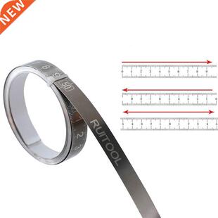 Black 1/2/3M Self-adhesive Tape Measure with Backing Table S