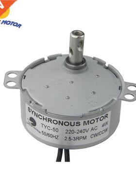TYC-50 Turntable motor Synchronous Motor 220V AC 2.5-RPM CW