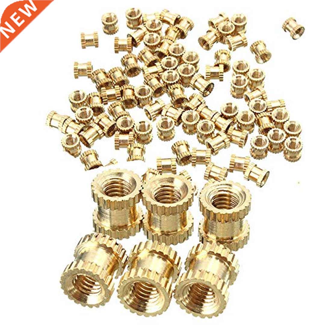 100pcs embedded parts knurled nut flower m M3 Copper