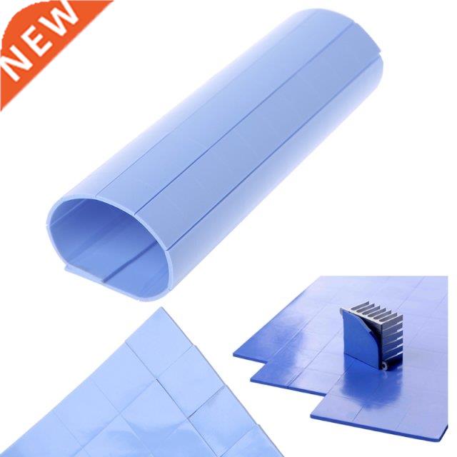 1 Pc 100x100x1mm GPU CPU Thermal Pad Silicone Heatsink Coole