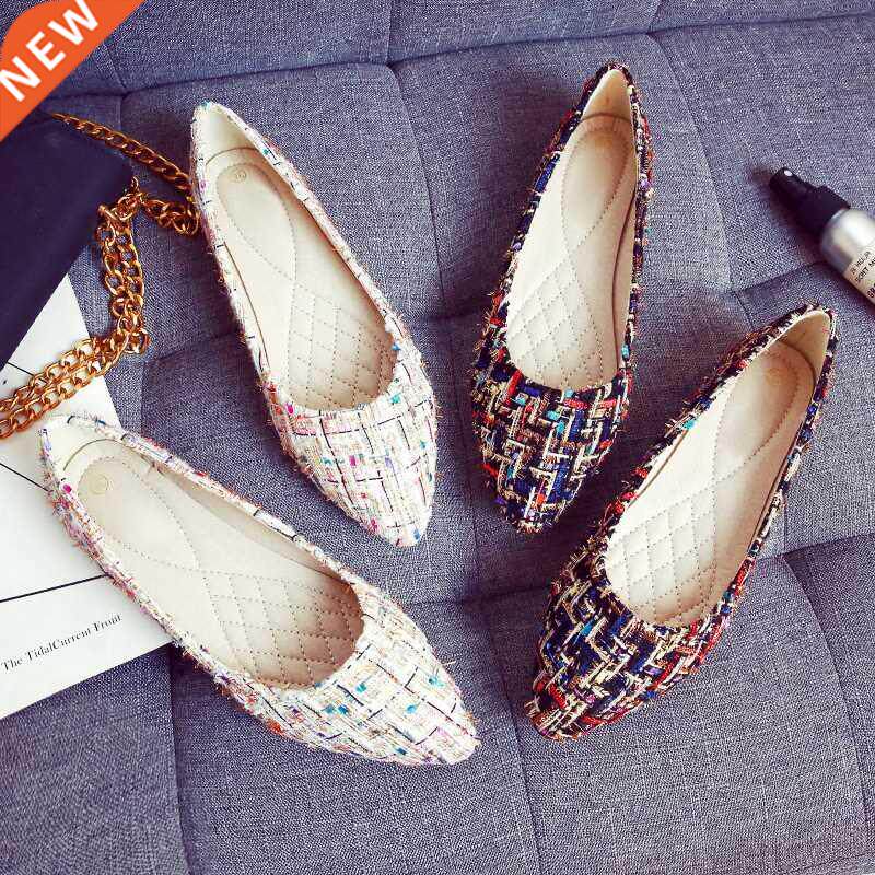2022 Fashion Brand Ladies Flats Casual Women Shoes Pointed t