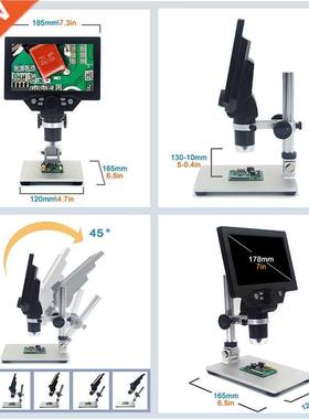 G1200 1-1200X HD digital microscope Video Microscope 12MP 7
