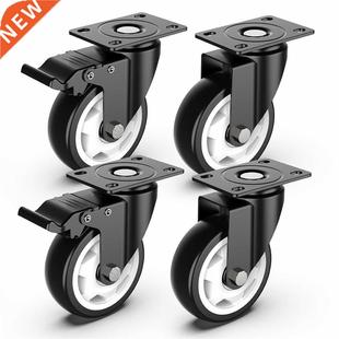 Caster Wheels For 4PCS Furniture Inch Home Heavy 1.5