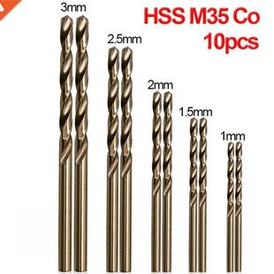 Wood High Cobalt Cutter Hole Metal Bits Drill HSS M35 10Pcs