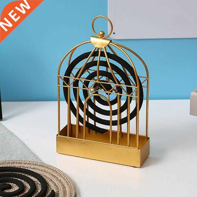 Nordic Gold Birdcage Mosquito Coil Holder Summer Days Iron M