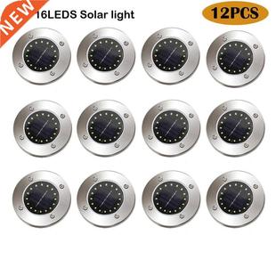 Ground Powered Light Waterproof Pathway 12Pack Garden Solar