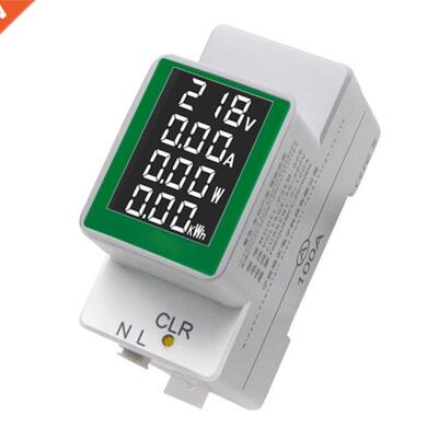 AC Power Meter Voltmeter Ammeter Multi-Functional Digital Di