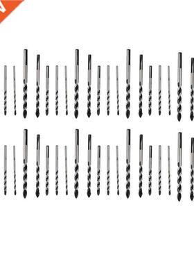 100 Pieces Multi-Material Tungsten Carbide Drill Bit Set for