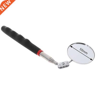 1Pc 50mm Car Telescopic Detection Lens Inspection Round Mirr
