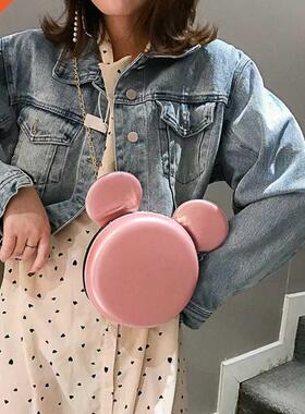 cartoon princess lady handbag shoulder women pu fashion bag