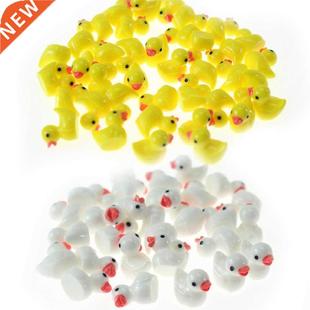 Miniature Figurine Ornaments 1set Home Duck For Yellow Cute
