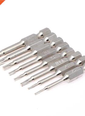 8Pcs 50mm Torx Set T5 T6 T8 T9 T10 T15 T20 T25 Head Bits S2