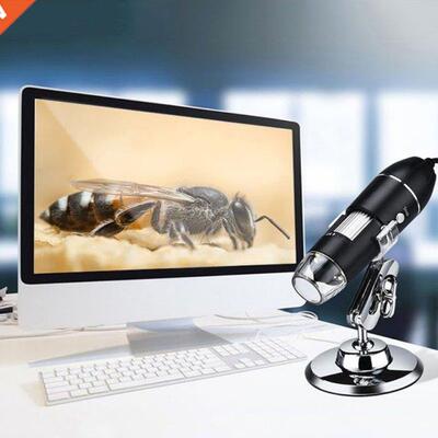 3-n-1 Dgtal Mcroscope 1600X Portable 2Adapters Support O