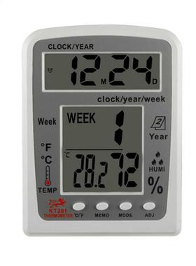 LCD Weather Station Thermometer Hygrometer Temperature Humid