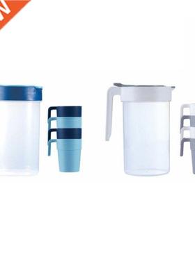 5 Pcs Thickened Home Water Pitcher with Handle 1800ml Ice Gu