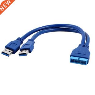 Blue GTFS Male Pin Port Header USB Type