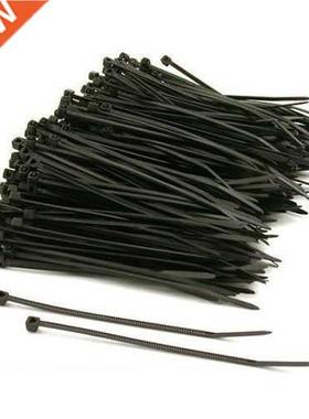 00Pcs Black Nylon Cable Zip Ties Self Locking 2.5 x 100mm