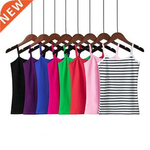 Fitness Spaghetti Top Tank Cotton Women Cami Strap 3XL