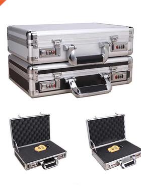 Toolbox Portable Aluminum Instrument Box Safety Storage Case